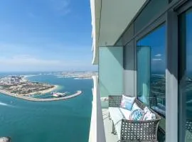 Vogue Fascinating Beachfront One Bedroom Apartment with Balcony and Palm Views & Private Beach with full Amenities