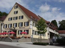 Hotel Krone, cheap hotel in Niederstotzingen