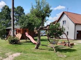 Owocowe Wakacje - Domek nad jeziorem, cheap hotel in Mikołajki