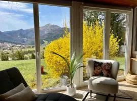 Chalet cosy dominant le village