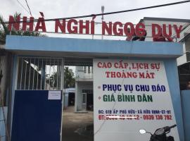 Nhà nghỉ Ngọc Duy Bến Tre, apartament din Ben Tre