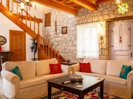 Marvelous Stonehouse With Backyard and Fireplace in Alacati Cesme
