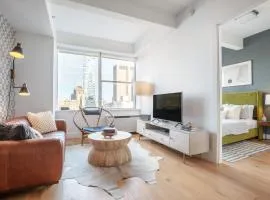 Tribeca 1BR w Gym Doorman Garage Parking NYC-348