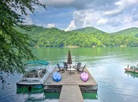 Nantahala Lake Family Home with Private Dock and Views