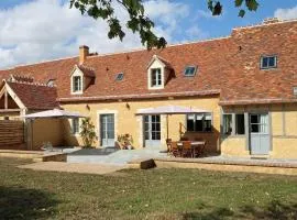 Longère percheronne de charme avec équipements modernes, jardin, terrasse, vélos gratuits et espace adapté PMR - FR-1-497-77