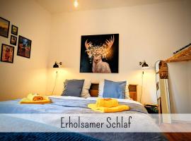 Uhlpartment - Romantisches Apartment im Zentrum，于爾岑Hundertwasser Station, Uelzen附近的飯店
