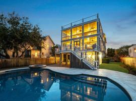 814 Carolina - Custom Private Home -Pool, Roof Top Deck، بيت عطلات شاطئي في جزيرة النخيل
