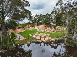 Glamping 148 Tasmania, tapak glamping di St Helens