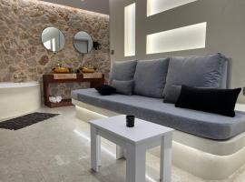 2-Luxury jacuzzi white suite by the sea, mullivannidega hotell sihtkohas Rhodose linn