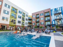 Free parking Gym & Pool Downtown at CityWay, leilighet i Indianapolis