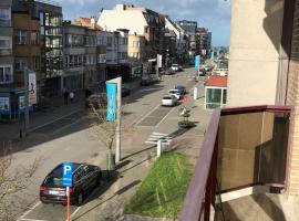 Ruim appartement met lift en gratis parking, hotel in Sint-Idesbald
