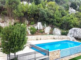 House with amazing infinity pool and fantastic landscape, hotel v destinaci Viganj