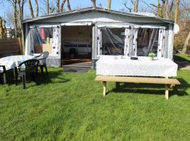 Caravan 't Koekoeksnest, campsite in Aagtekerke