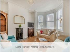 St Mildreds Villa, Ramsgate Royal Harbour, Kent, hotel with parking in Ramsgate