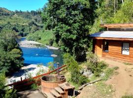 cabaña trafwe, hotel v mestu Lago Ranco