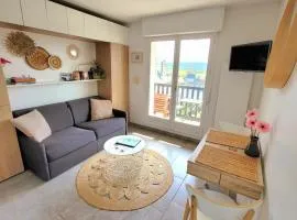 M2M Studio magnifique vue mer - avec balcon - les pieds dans l eau!