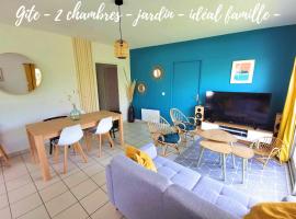 TY GUERSON FAMILY - Maison plain pied - 2 chambres - jardin - famille - plage à 10 min voiture, gîte à Pleumeur-Bodou