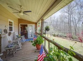 North Carolina Getaway with Covered Porches and Patio