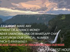 Aisha Guest House Bed & Breakfast, hotel in Cherrapunji