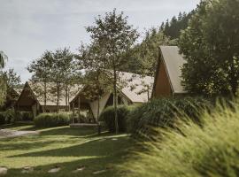 Charming Slovenia - Herbal Glamping Resort Ljubno, glamping site in Ljubno