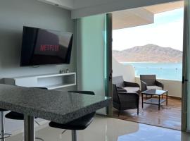 Departamento en Tramonto Resort con vista al mar