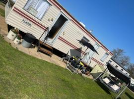 the Samanda Van Newport caravan park, camping i Hemsby