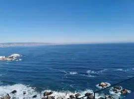Departamento Reñaca, vista al mar.