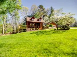 Peaceful Candler Cabin with Private Hot Tub!