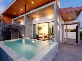 The cozy private pool villa