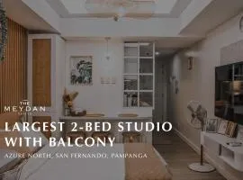 Largest 2-Bed Studio in Azure North, Pampanga