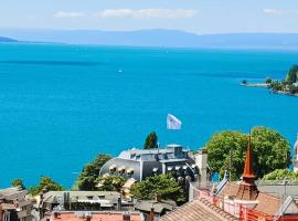Loft la plus belle vue du lac Léman Montreux, Hotel in Montreux