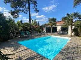VILLA Arcachon 12 pers AVEC PISCINE chauffée 1 mai au 30 sept