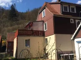 Haus am Fluss mit wunderschöner Dachterrasse mit Flussblick ,Garten und Grill