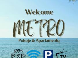METRO Pokoje & Apartamenty, hotel i Sopot