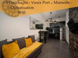 *Appartement climatisé au cœur du vieux port*