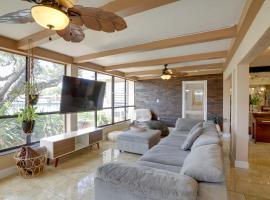 Waterfront Home with Game Room, 2 Miles to Beach!, rental liburan di Seminole