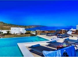 Luxurious Mykonian Blue Oasis Villa with Private Pool