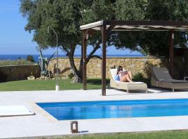 Stone Villa Analisa, Pool, BBQ, Sunset Sea view, hotelli Kondomárionissa