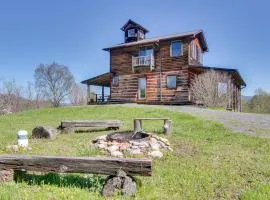 Mountain View and Fire Pit Rustic Marshall Getaway!
