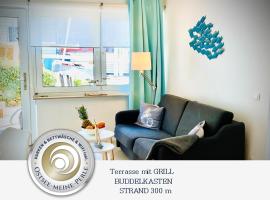 FeWo STRANDGUT- Familien - Hunde - strandnah - eigene Terrasse - Sauna & Wellness, hotel s parkováním v destinaci Sierksdorf