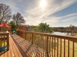 Dock and Fire Pit Lakefront Poconos Retreat!