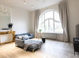 Srebrna Luxury Apartments - willa fabrykancka - wnętrza premium