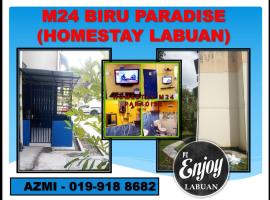 HOMESTAY BIRU BLOK M24 VVIP GROUND FLOOR TAMAN MUTIARA WP Labuan, hotel v destinaci Labuan
