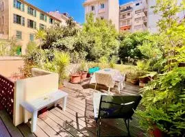 ApartHotel Riviera - Grimaldi Coeur de Ville - Large Studio AC with bigger South Terrace - Hyper Centre - TERRASSE ESPRIT