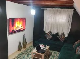 دوبليكس3 غرف مع طابق علوي خشبي على الطراز التركي