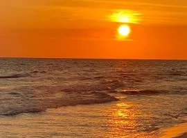 LUXURY ROSE COTTAGE ,ABOITEAU BEACH,CAP PELE