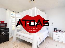 ATOAS - Lovely Vacation Retreat with Pool and Jacuzzi 5 min to Boqueron and Beaches, íbúð í Cabo Rojo