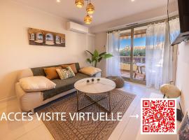 Lumineux, tout confort, Wifi & Terrace & Parking, leilighet i Saint-Laurent-du-Var
