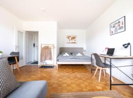 Studioapartment mit Küche und großem Balkon, perehotell sihtkohas Flensburg