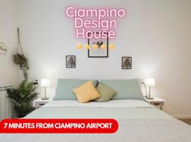 Casa Design Con A/C e WiFi_[7 MINUTI CIAMPINO AEROPORTO], apartamento em Ciampino